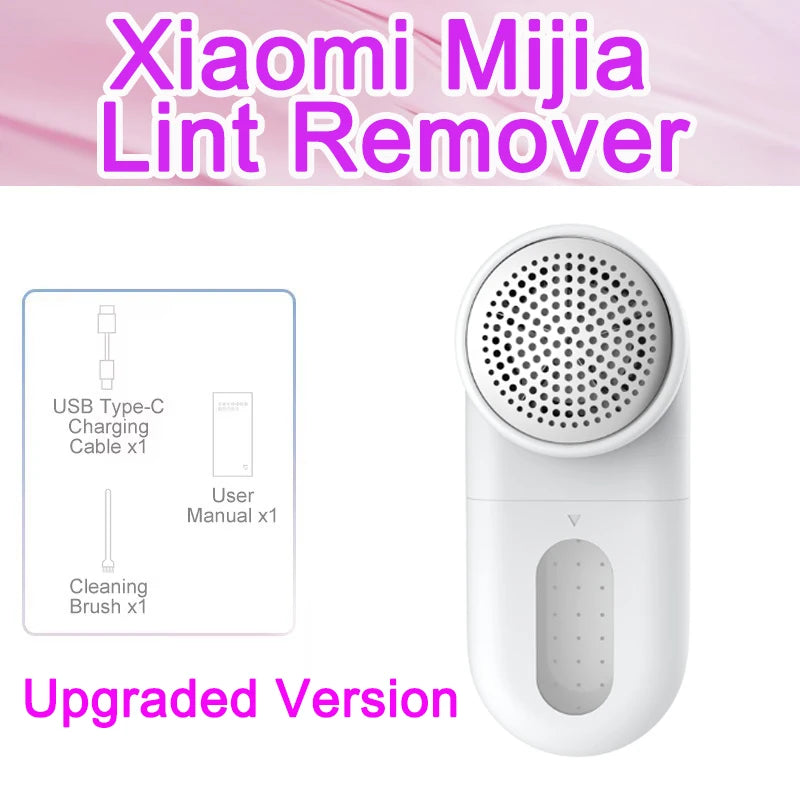 Portable New Original XIAOMI MIJIA Lint Remover Rechargable Cloth Fabric Shaver Fluff Pellet Remove Machine for Clothes Sweater