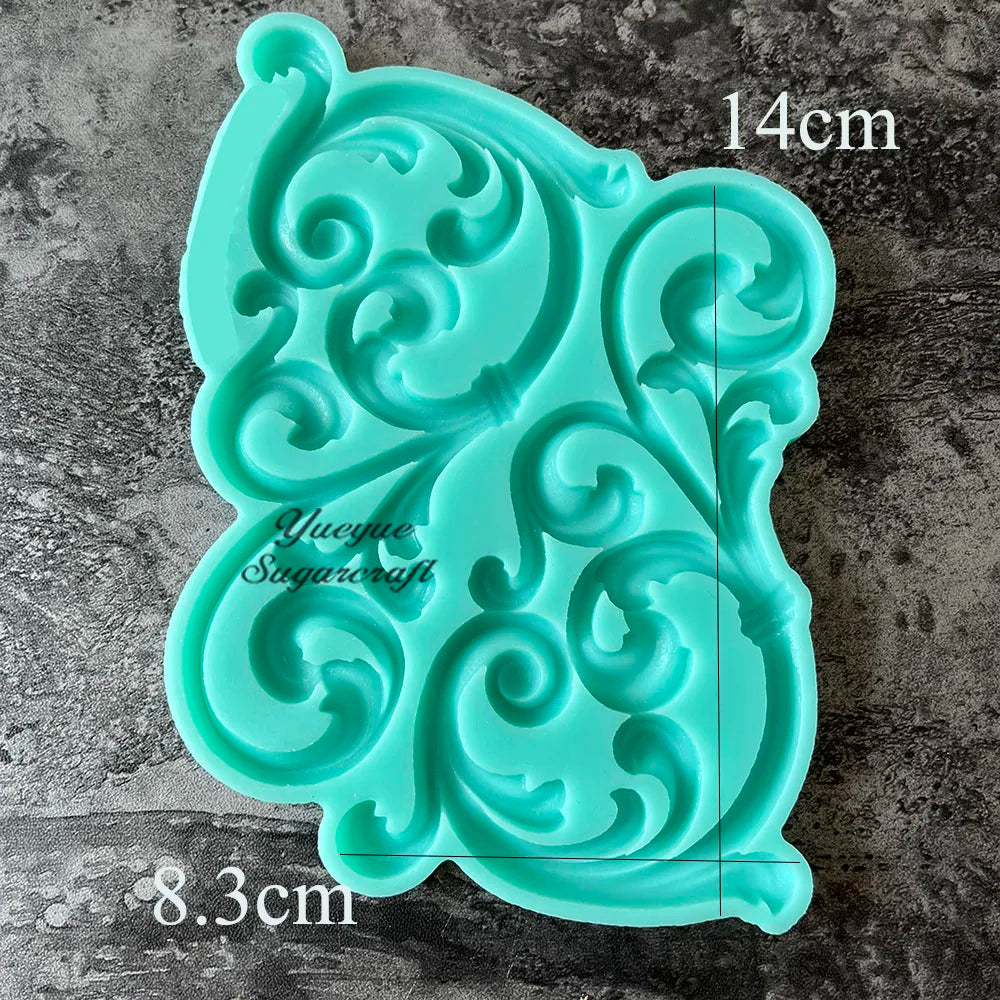 Relief Silicone Epoxy Resin Plaster Mould cake mold fondant molds cake decorating tools DIY resin molds