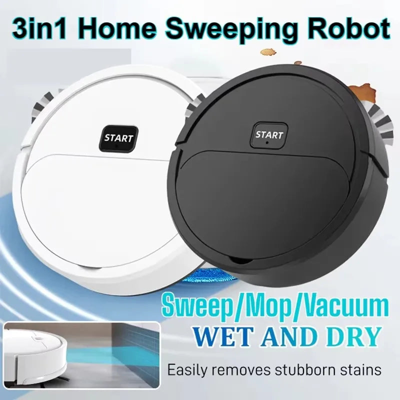 Fully Automatic Sweep Vacuum Cleaner Sweeping Robot Mopping The Floor Mini Cleaner Home Use Lazybones Intelligent 3 In1 Sweeper